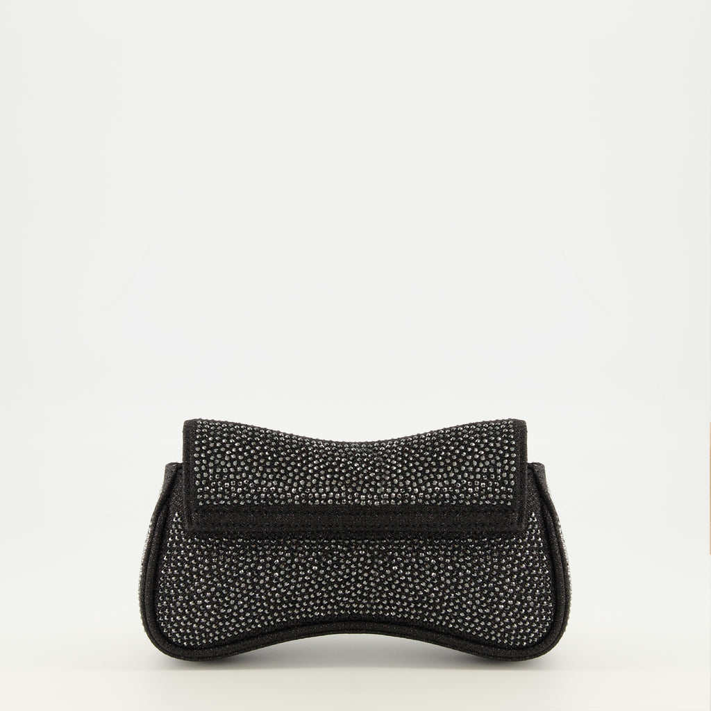 Image de l'article Sac Play petit à strass noir de la marque Diesel pour Femme - Saison Printemps-Été 2026 - Vue de Dos