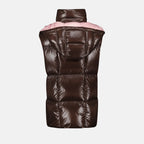 Vestes Doudoune Luzule sans manches Moncler Marron Femme