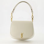 Sacs à main et épaule Sac Voltaire en cuir Saint Laurent Blanc Femme