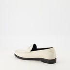 Mocassins Mocassins Le Loafer Saint Laurent Blanc Femme
