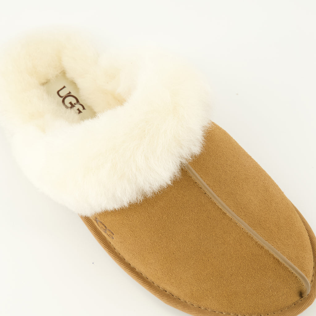 Image of the Ugg Scuffette II brown slippers for Unisex - Spring-Summer 2026 - Detailed View_3