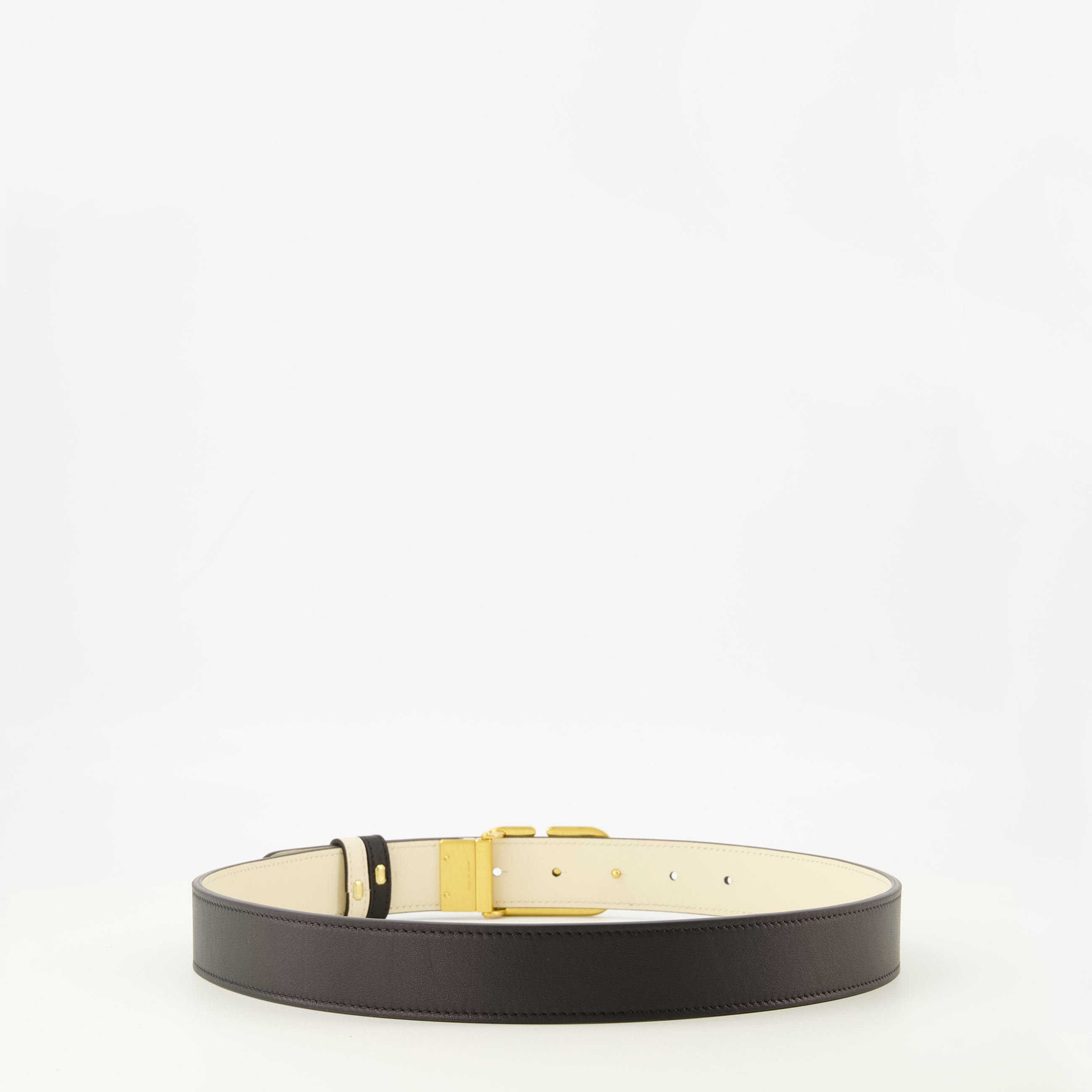 Image de l'article Ceinture VLogo réversible blanc et noir 30 mm de la marque Valentino Garavani pour Femme - Saison Printemps-Été 2026 - Vue détaillée_3