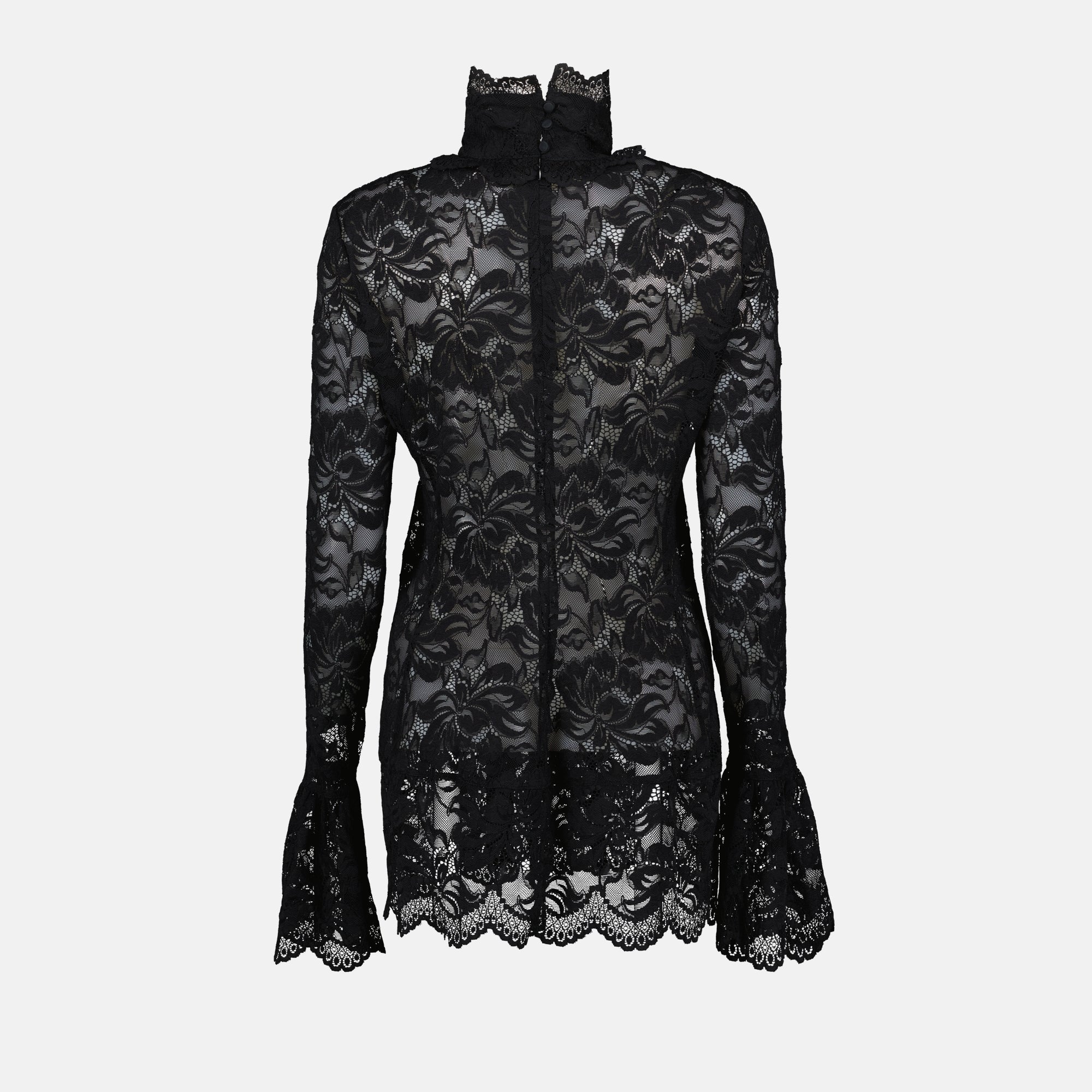 Tops Blouse en dentelle Rabanne Negro Femme