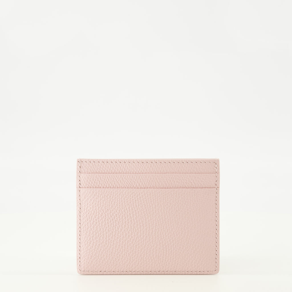 Image of the Cherryfic pink cardholder by Valentino Garavani for Women - Spring-Summer 2026 - Back View