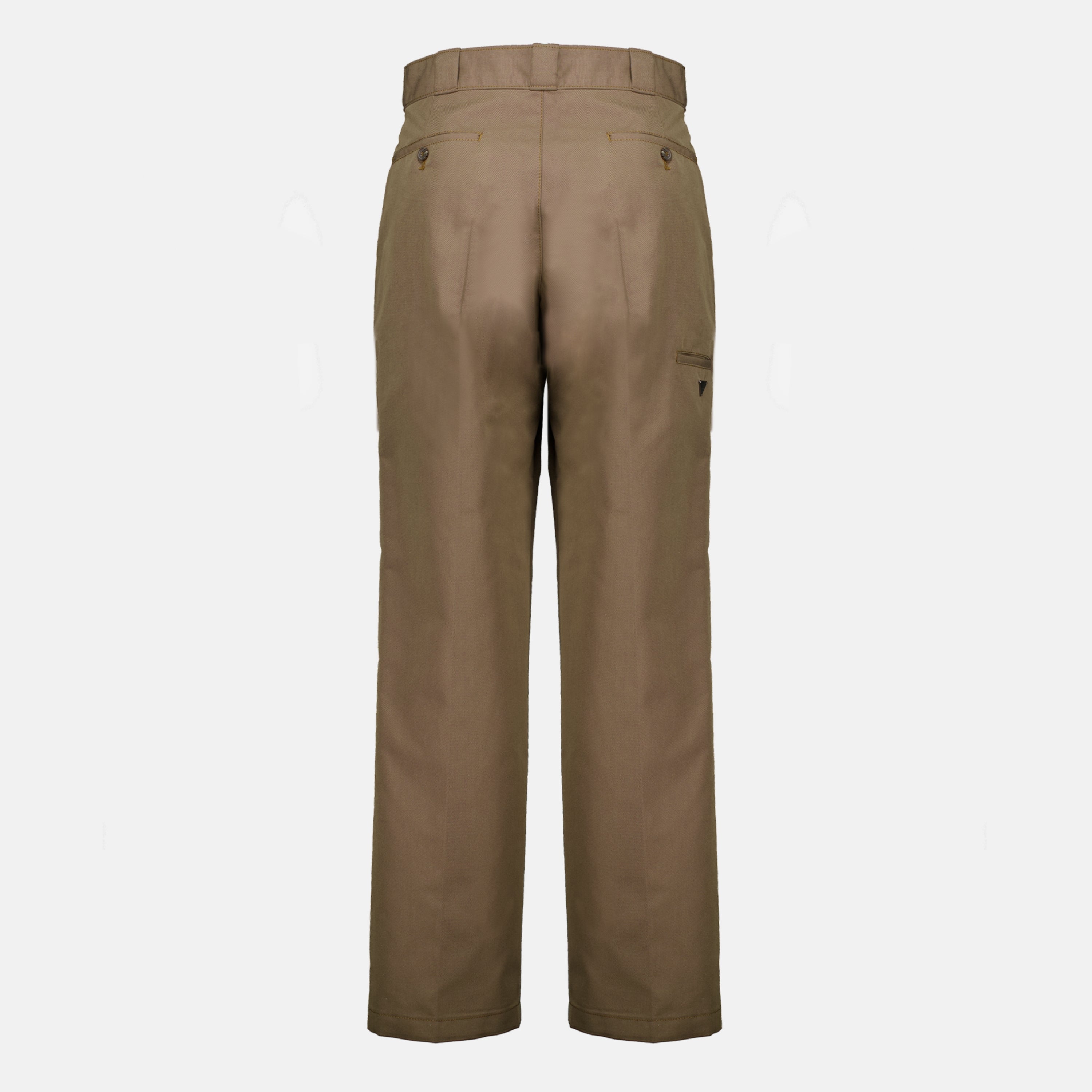 Pantalons Pantalon en toile marron Prada Marron Homme