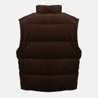 Bild des braunen Cord-Puffers von Prada für Herren - Herbst-Winter 2025 - Detailansicht_2