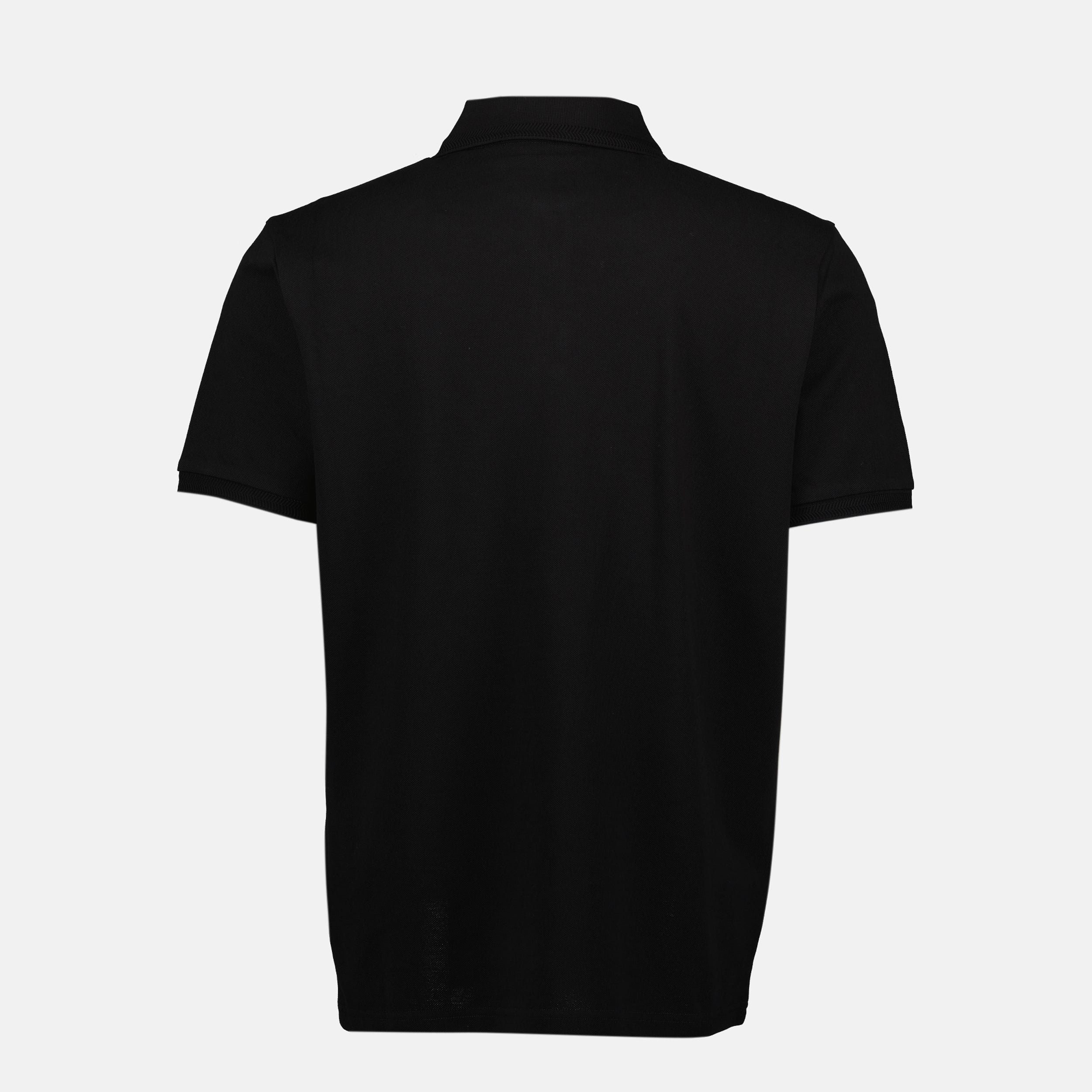 Polos Polo de Algodón Piqué Moncler Negro Hombres