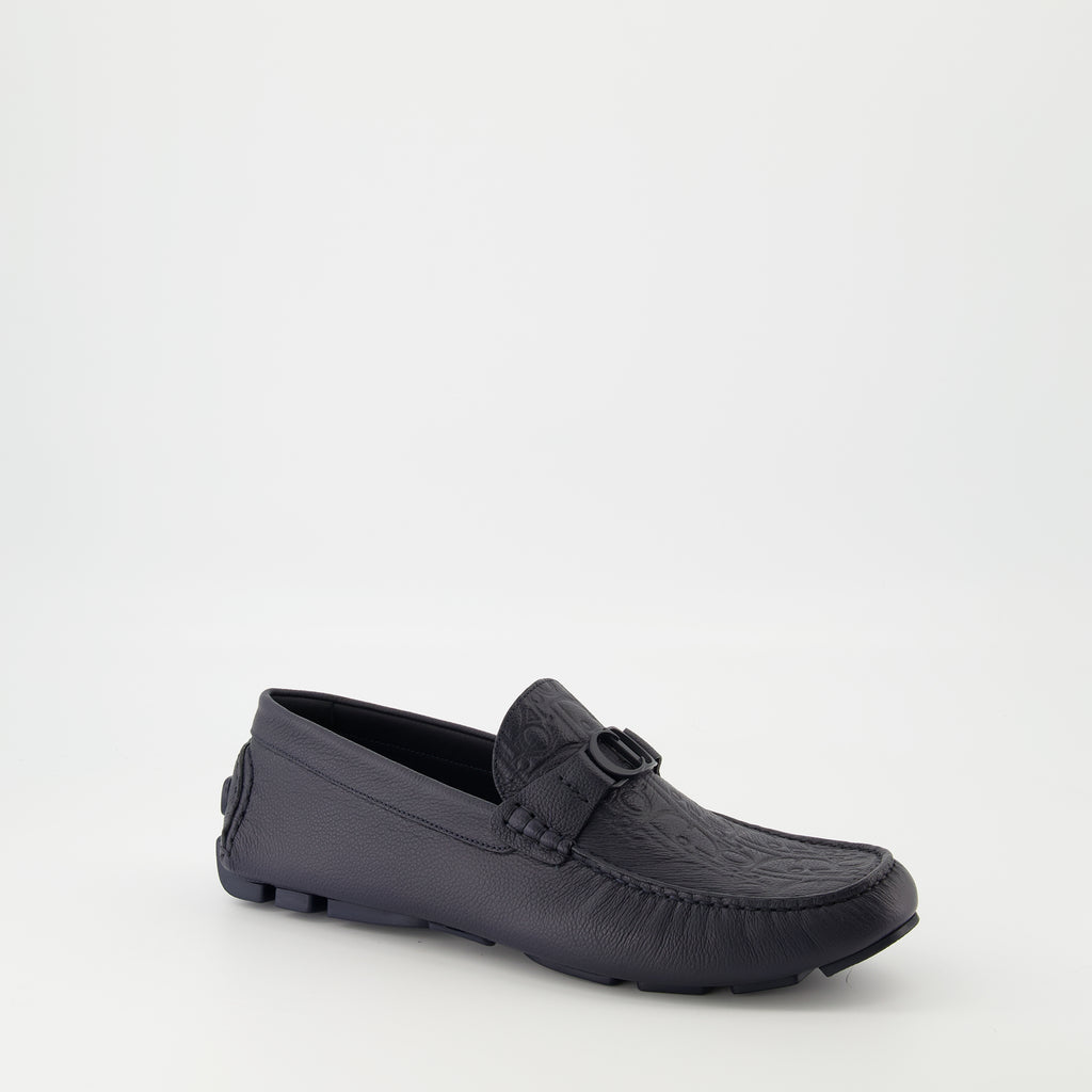 Mocassins Loafer Odéon Dior Azul escuro Homme
