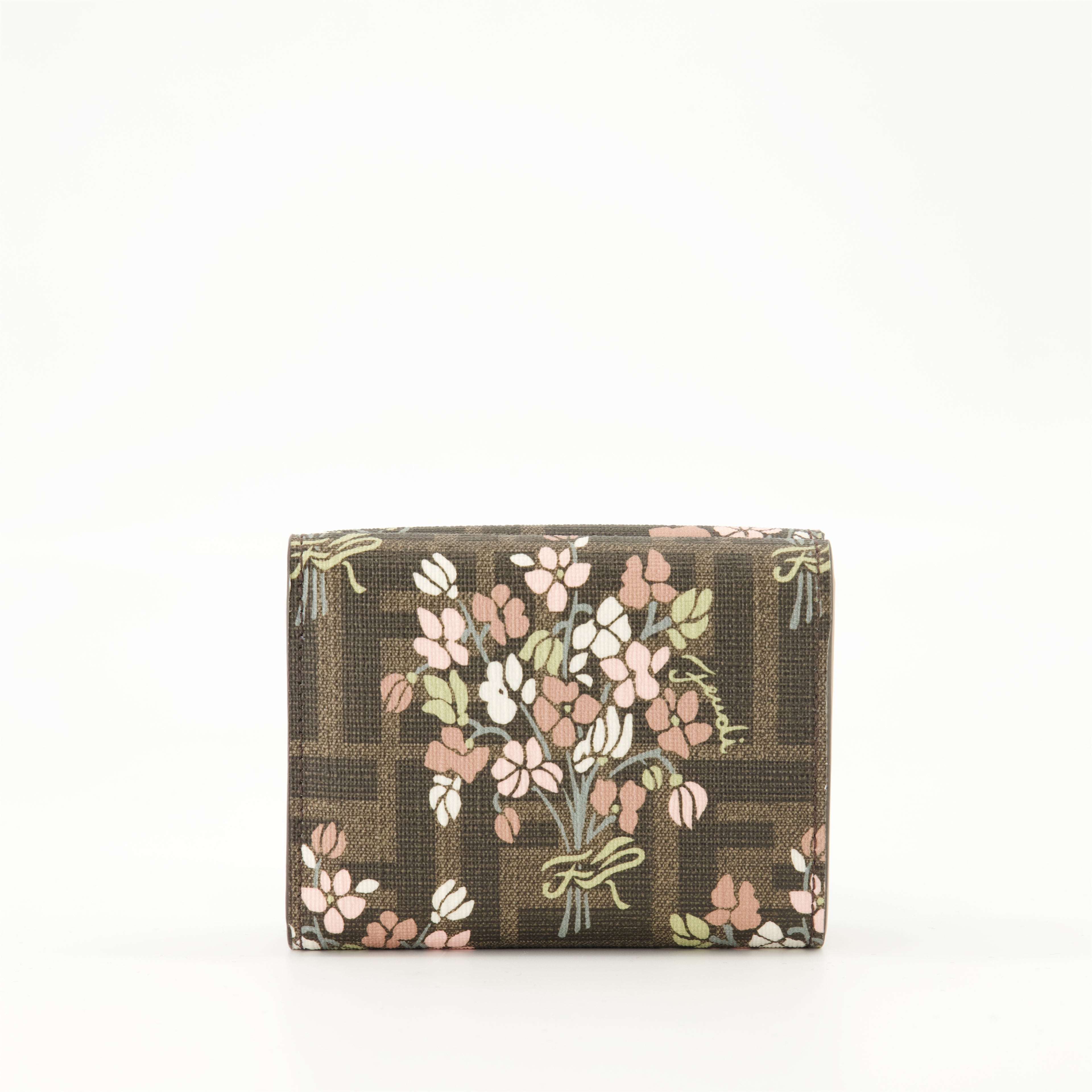 Small leather goods Fendi Roma Wallet Fendi Brown Femme