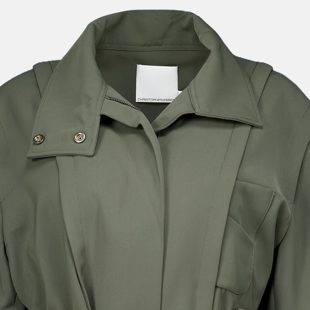Vestes Veste Virelle kaki Christopher Esber Vert Femme