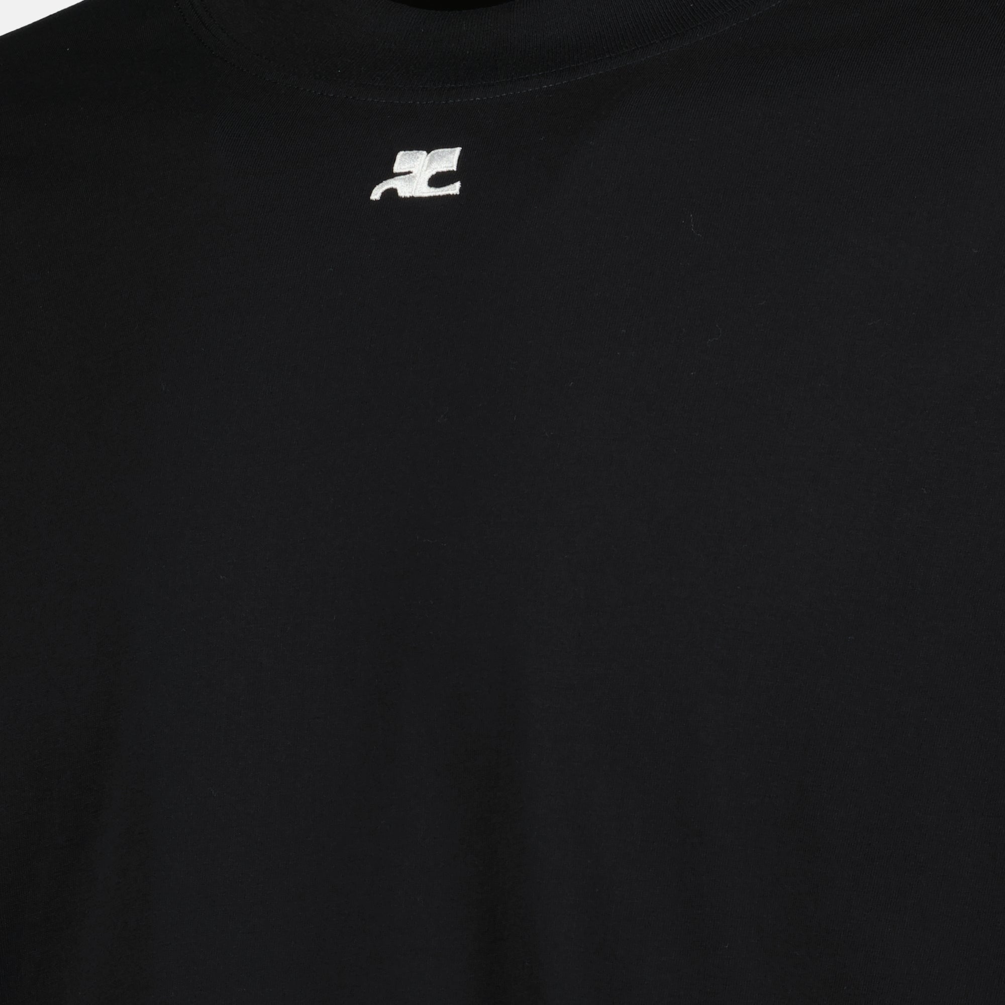 T-shirts Oversized T-Shirt Courrèges Noir Homme