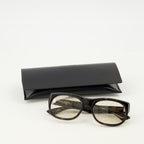 Immagine degli occhiali da sole SL 815 Romy marroni del marchio Saint Laurent per Unisex - Stagione Primavera-Estate 2026 - Vista Dettagliata_3