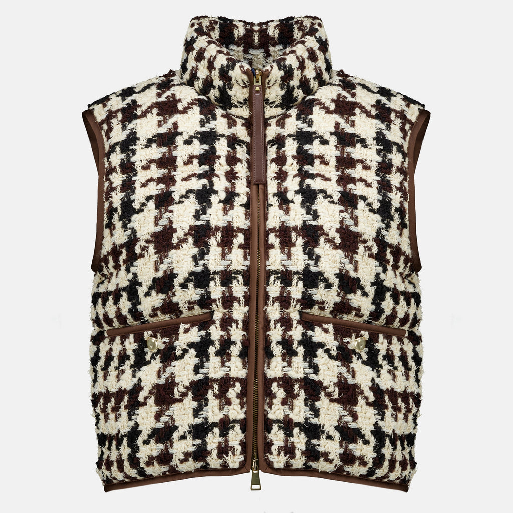 Vestes Giaccone senza maniche Emotionnalite Moncler Marron Femme