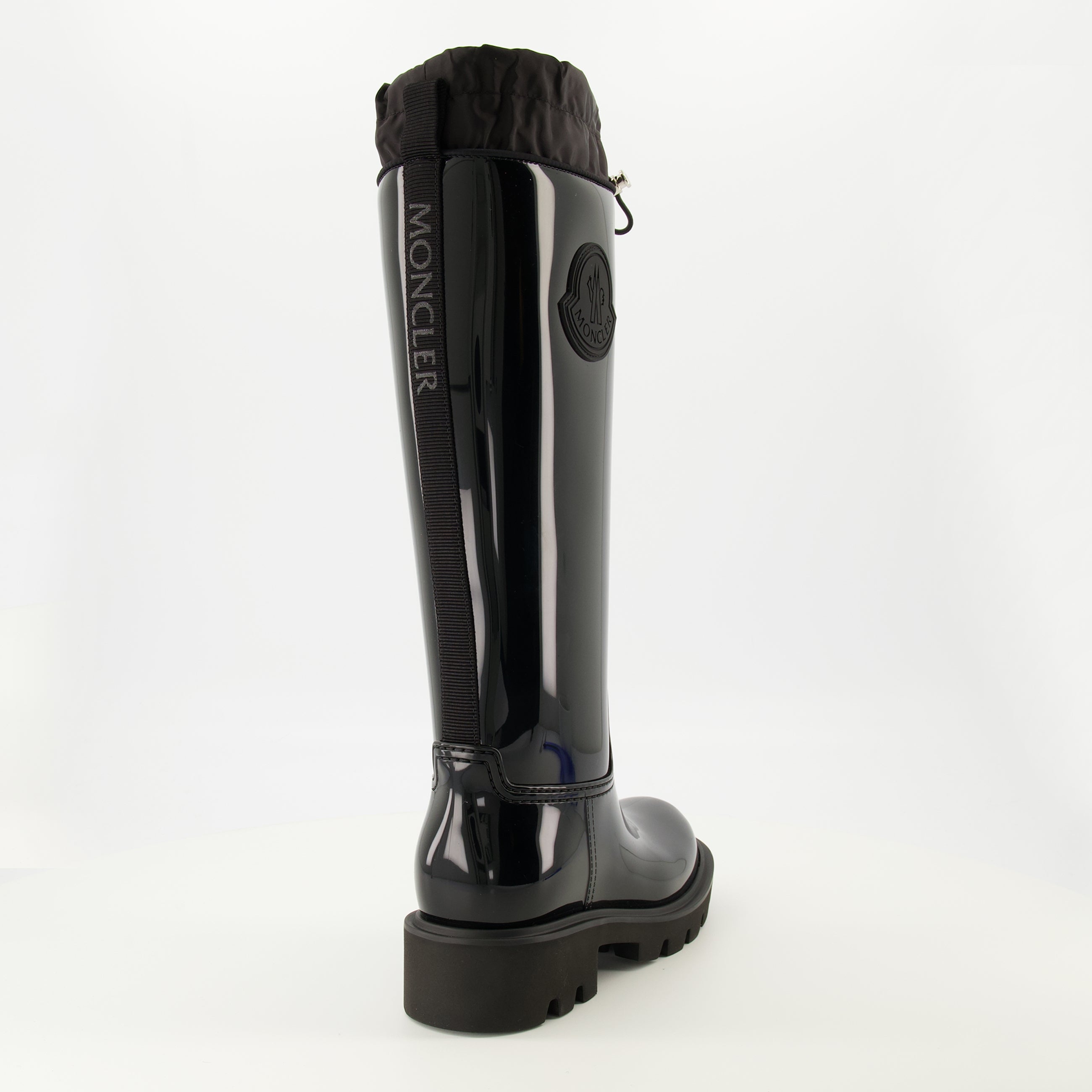 Image de l'article Bottes de pluie Kickstream noir de la marque Moncler pour Femme - Saison Printemps-Été 2026 - Vue arrière