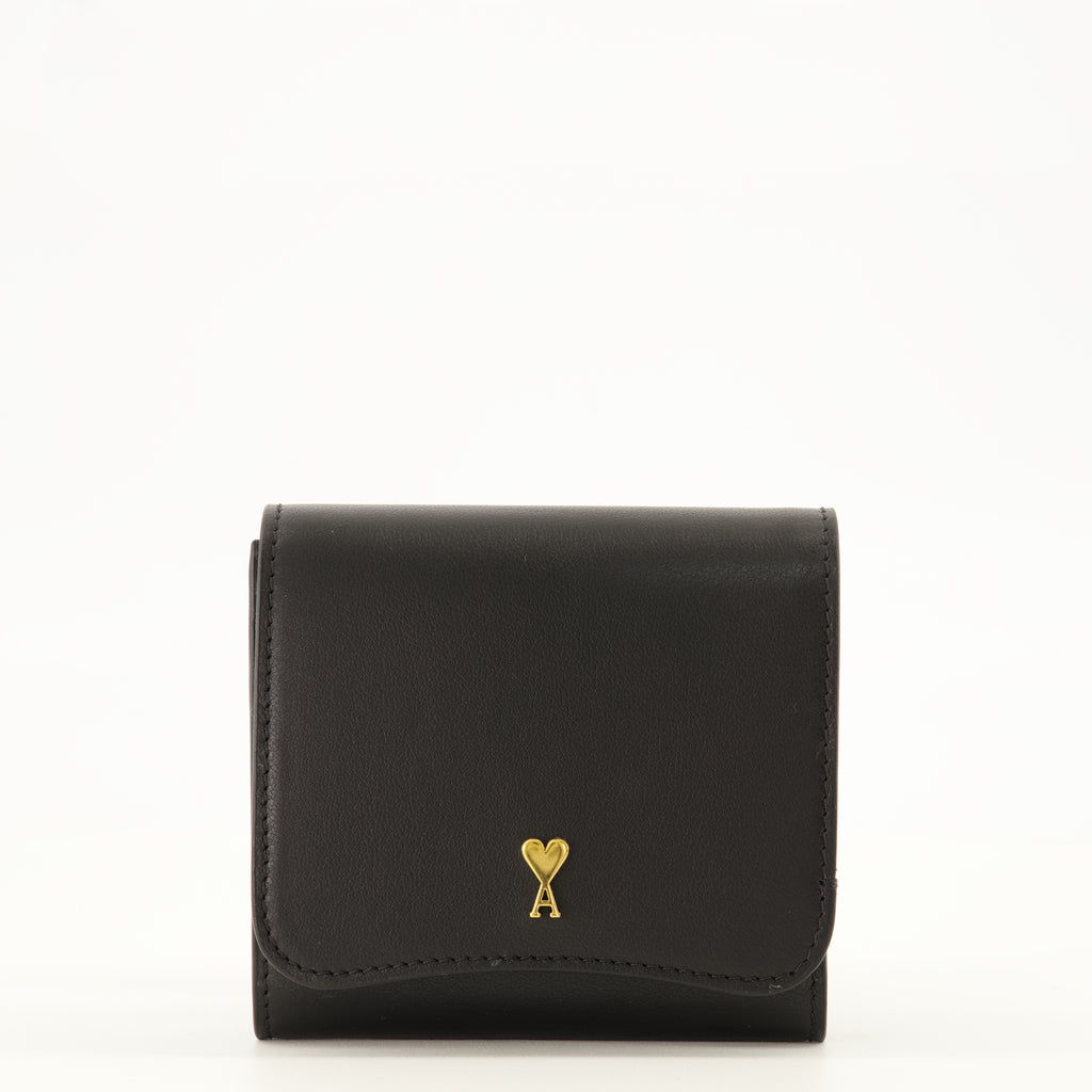 Petite maroquinerie Paris Paris Black Wallet Ami PARIS Noir Unisexe