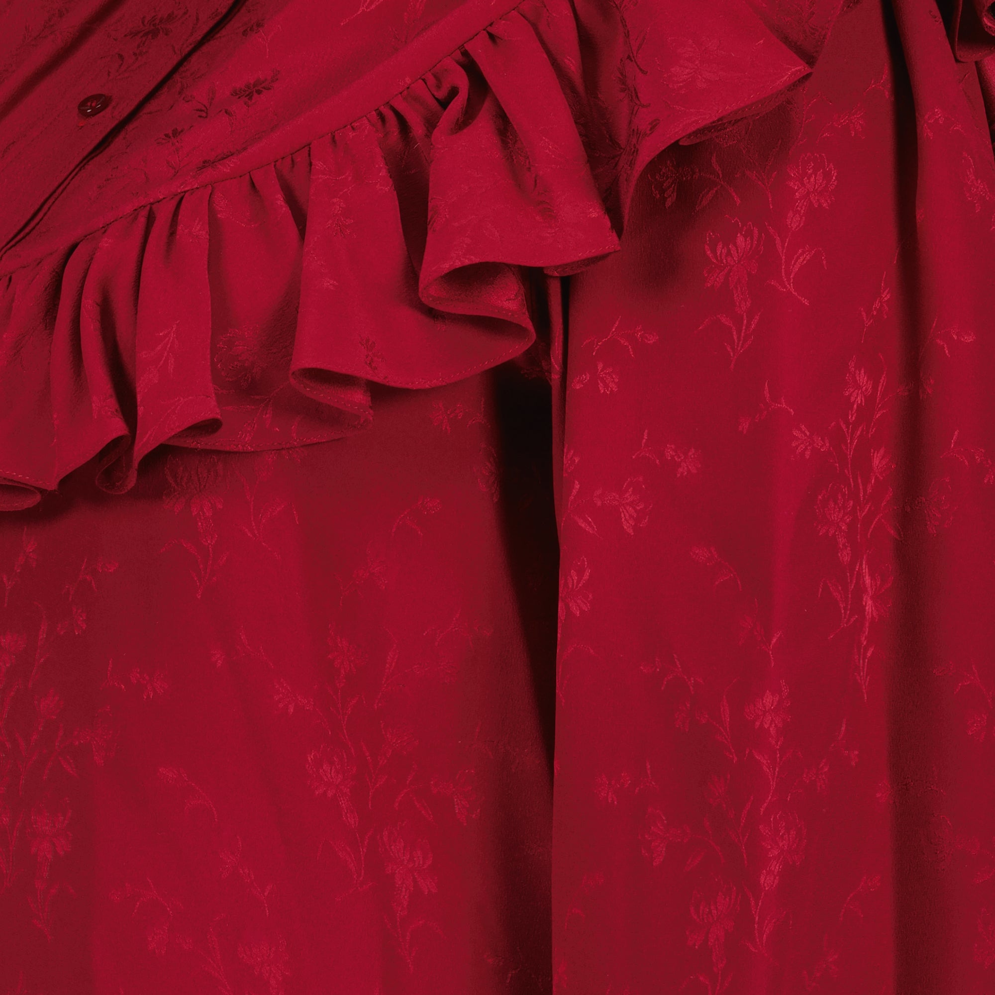 Image de l'article Blouse en soie de la marque Saint Laurent pour Femme - Saison Automne-Hiver 2025 - Vue détaillée_2