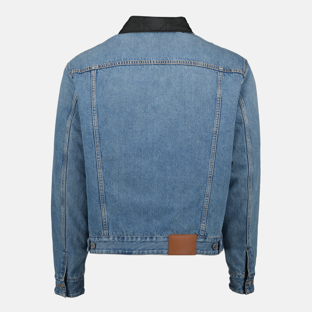 Bild der reversiblen Cannage-Jeansjacke für Herren von Dior - Saison Frühjahr-Sommer 2026 - Detailansicht_1
