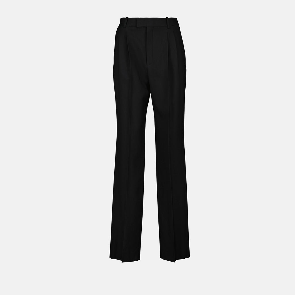 Image of the Saint Laurent Women's Dress Pant - Autumn-Winter 2025 Season - Front View