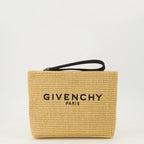 Pochettes Pochette in Rafia Beige Givenchy Beige Femme