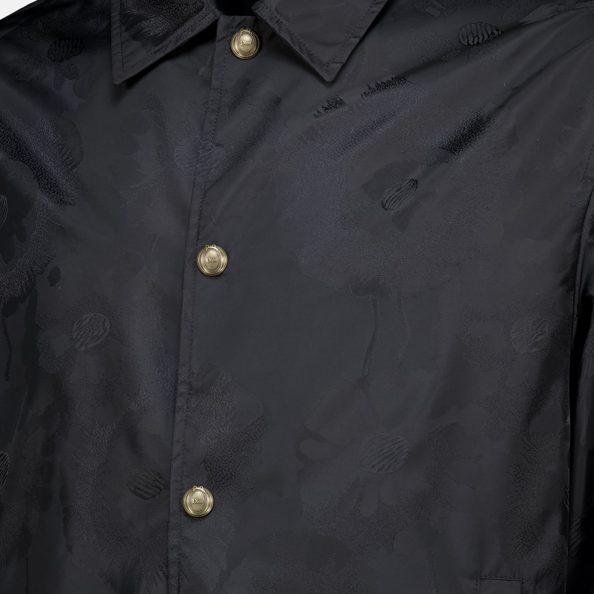 Vestes ビザンス ブラック コーチジャケット Dior Noir Homme