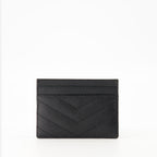 Petite maroquinerie Portafolio de tarjetas Cassandre Saint Laurent Noir Femme