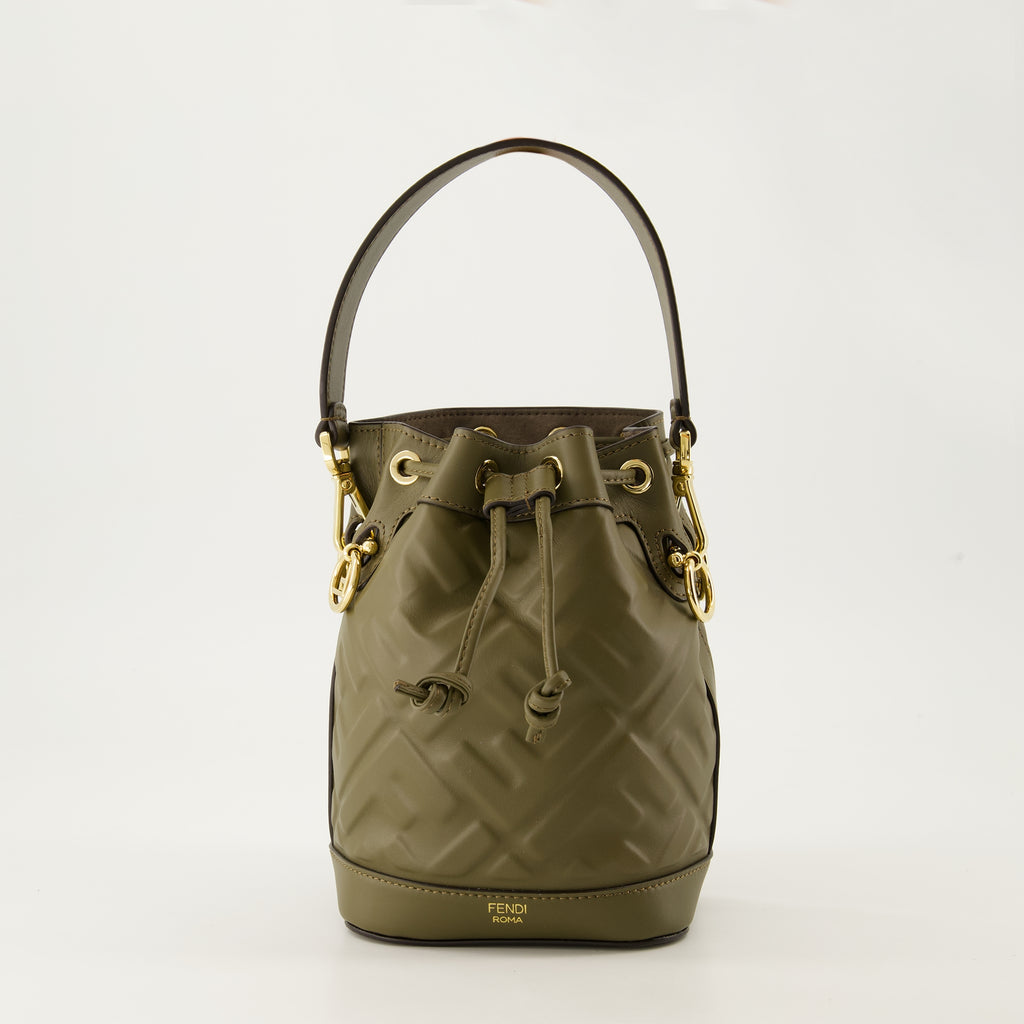 버킷백 버킷 백 Mon Trésor 미니 Fendi 녹색 여성
