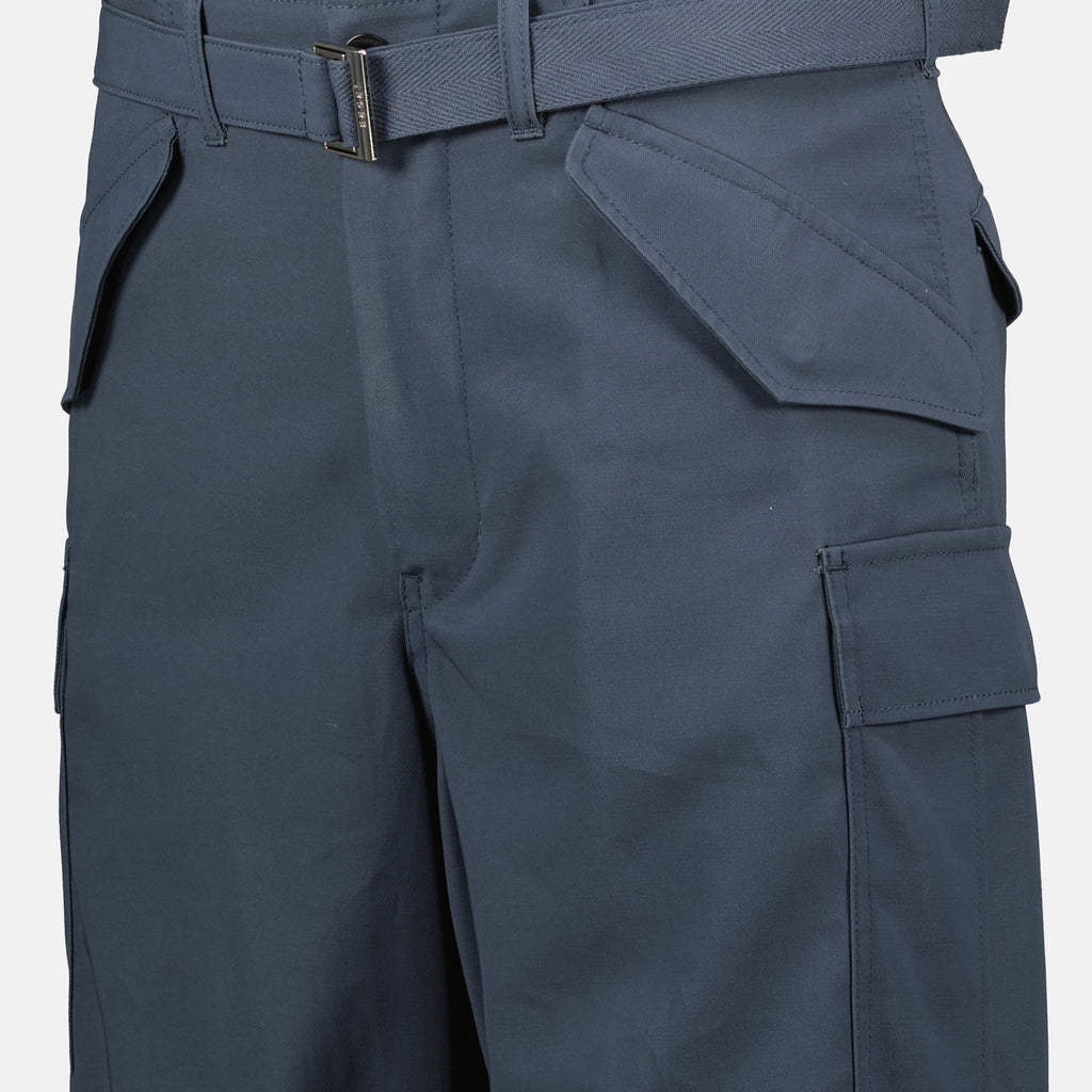 パンツ カーゴパンツ Sacai ダークブルー Homme