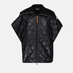 Vestes Cape matelassée Moncler Noir Femme
