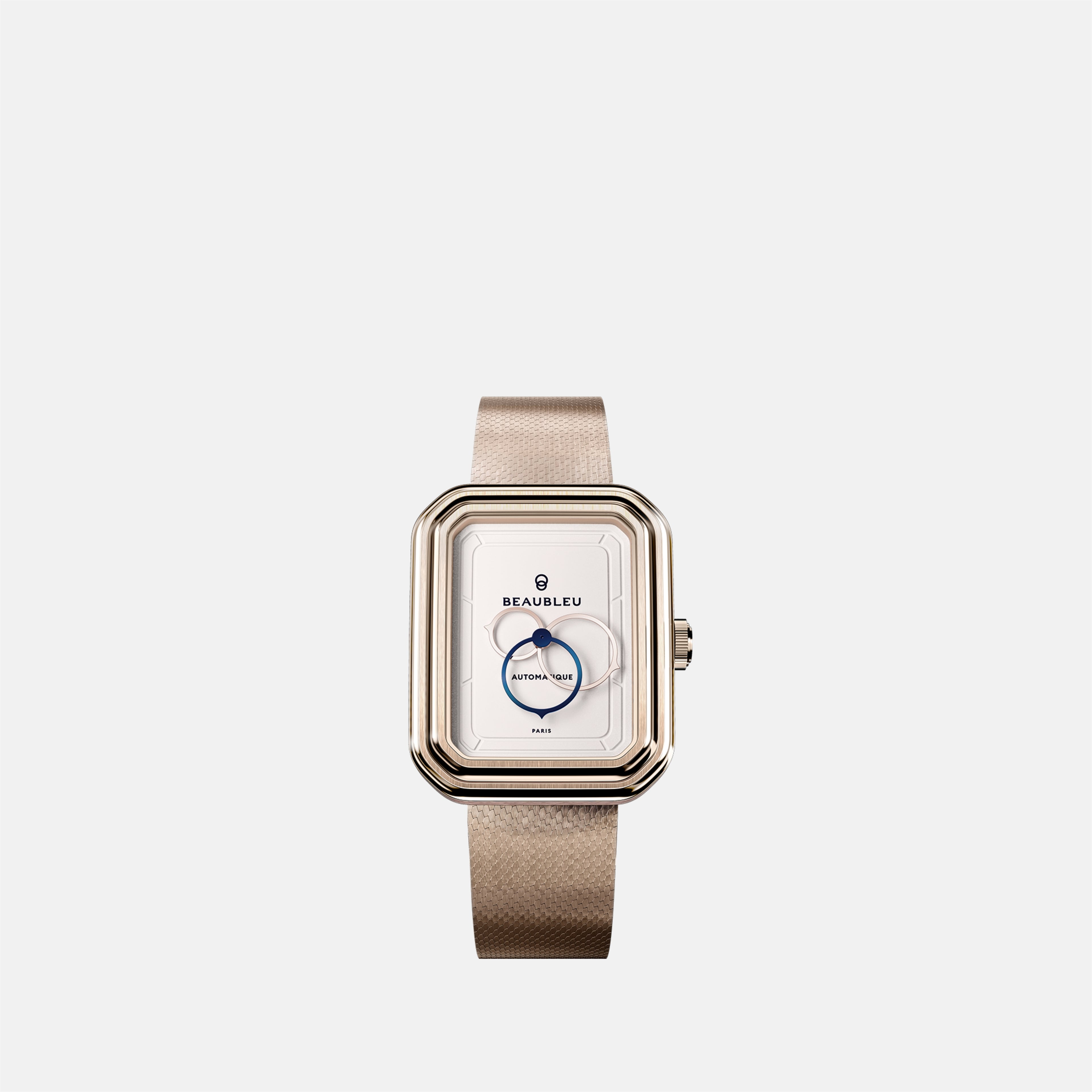 Bijoux Montre Ecce Figura Lys Bracelet Acier Or Rose Beaubleu Doré Unisexe