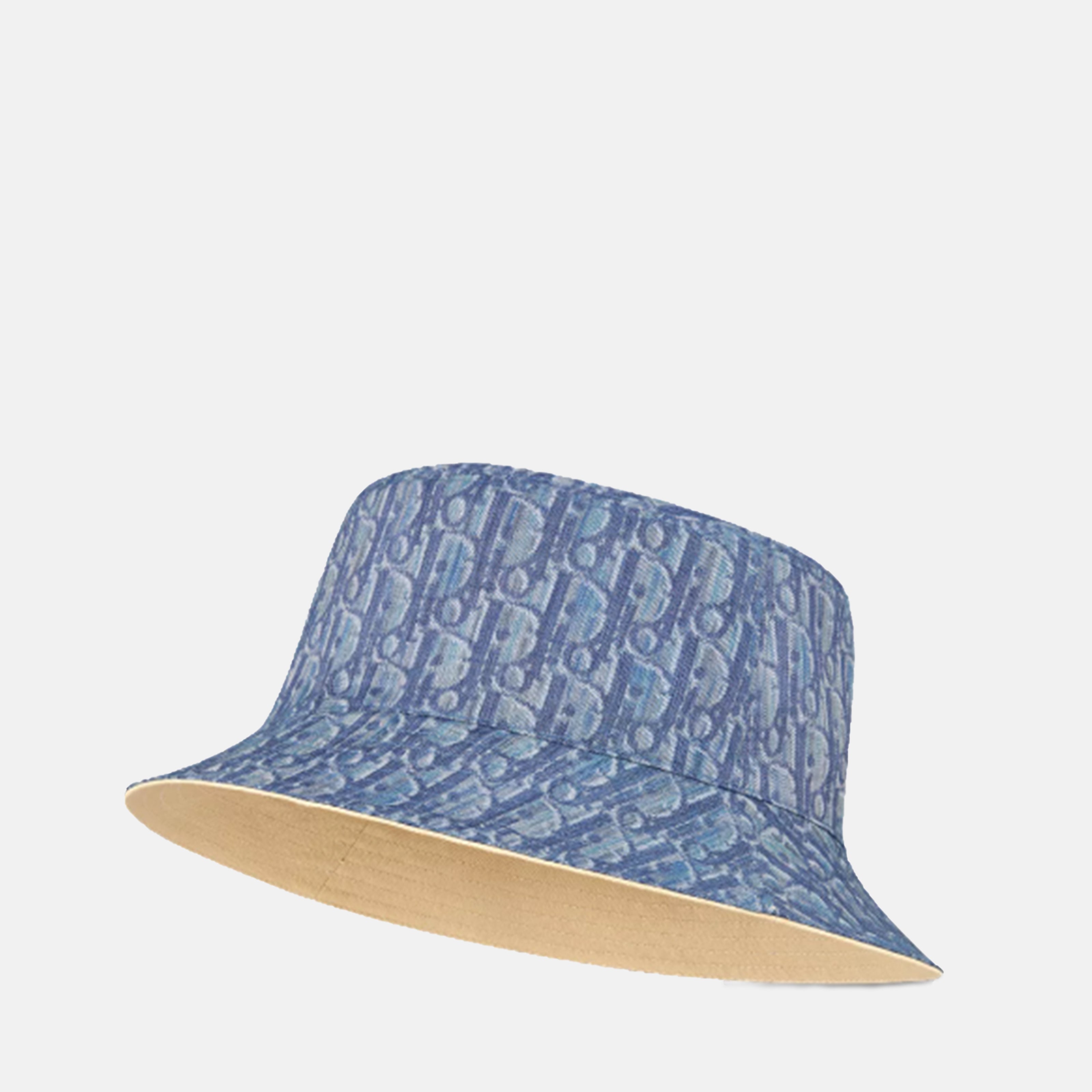 Chapeaux, casquettes et bonnets 리버시블 디올 오블리크 밥 Dior Beige Homme