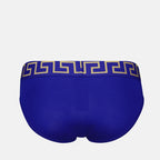Sous-vêtements et homewear Slip Medusa Greca Versace Bleu Homme