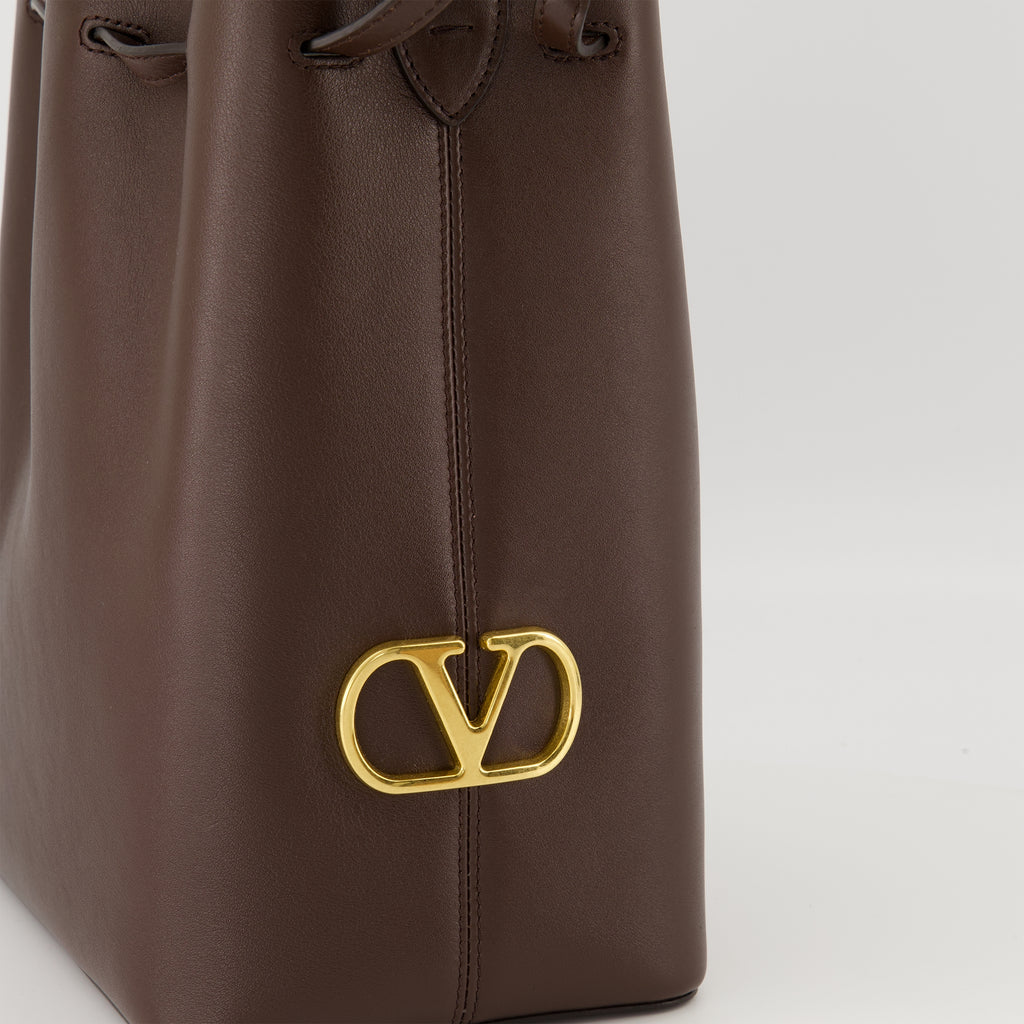 Sacs seau Bucket Bag So Bag Valentino Garavani Marron Femme