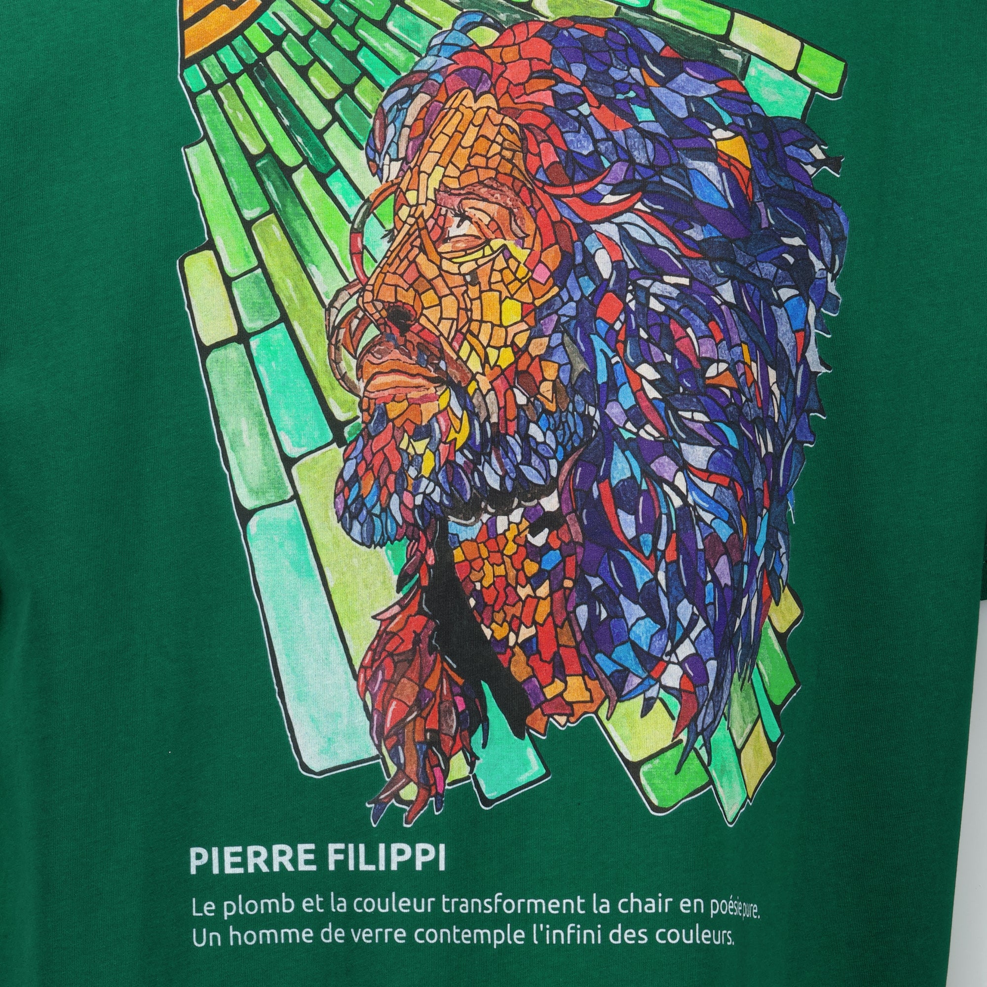 T-shirts T-shirt Pierre Filippi vert Fair Vert Homme