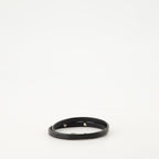 Bijoux Bracelet double en cuir Saint Laurent Noir Homme