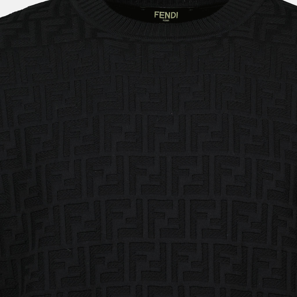 Imagen del Suéter FF de Fendi para Hombre - Temporada Otoño-Invierno 2025 - Vista Detallada_1