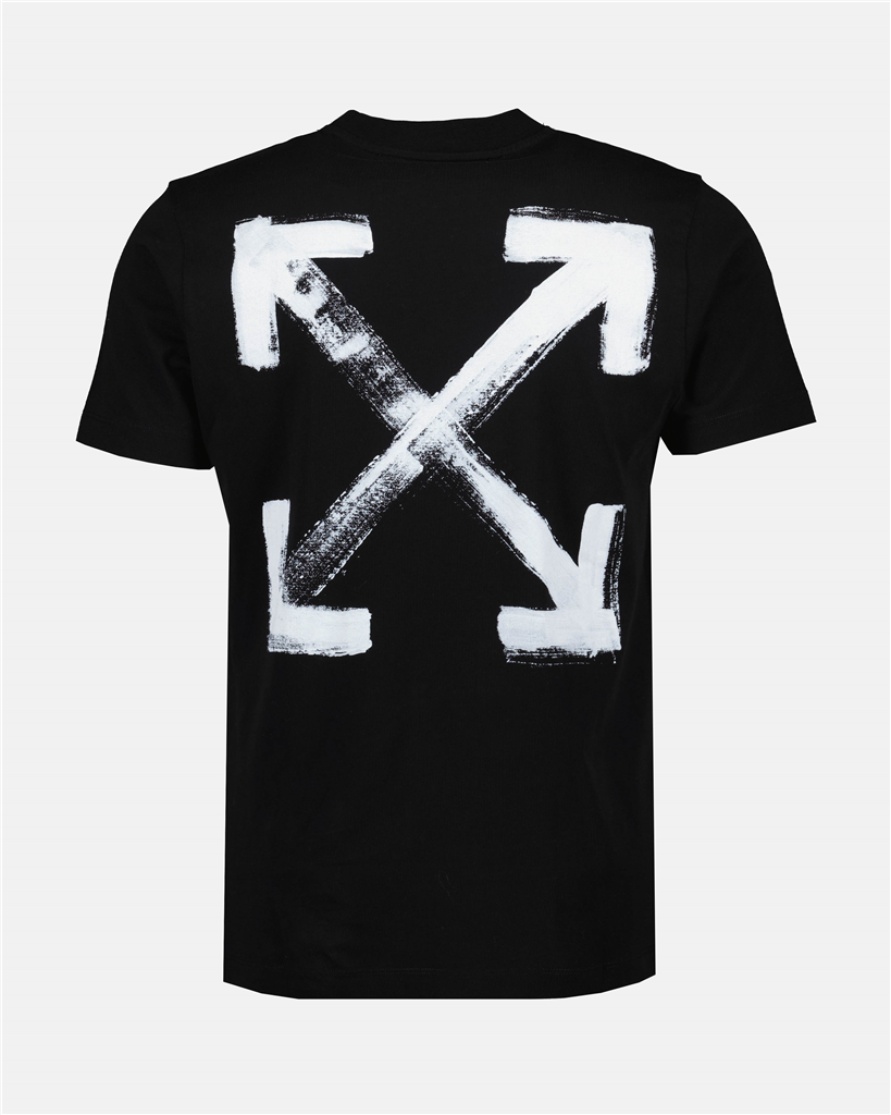 Camisetas OMAA027F22JER009 1001 black white Off-White Negro Homme