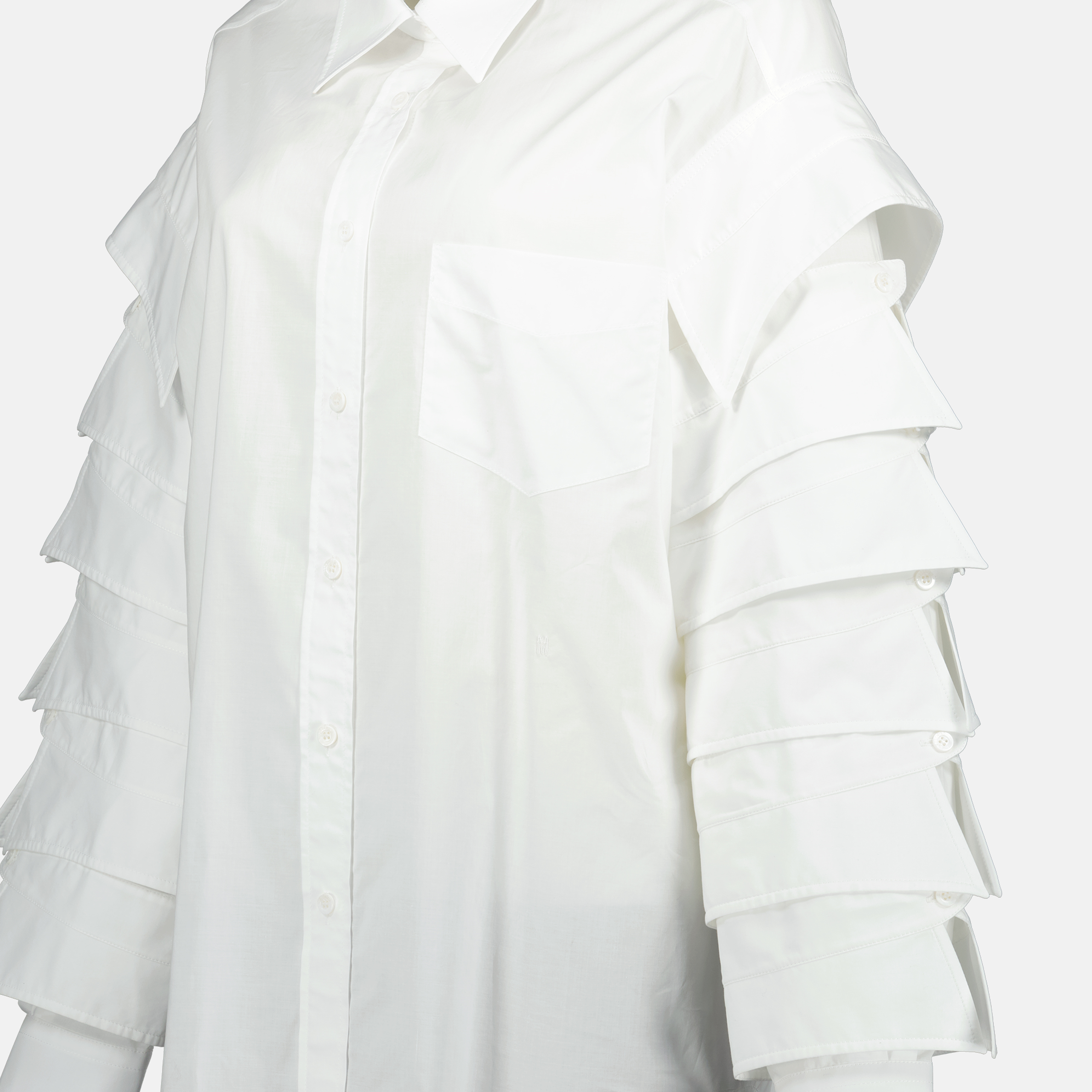 Chemises Chemise à cols Moschino Blanc Femme