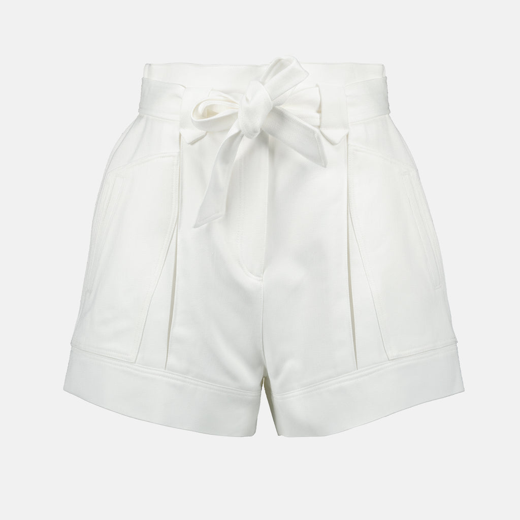 Shorts Shorts Hanno con Nudo Iro Blanco Femme