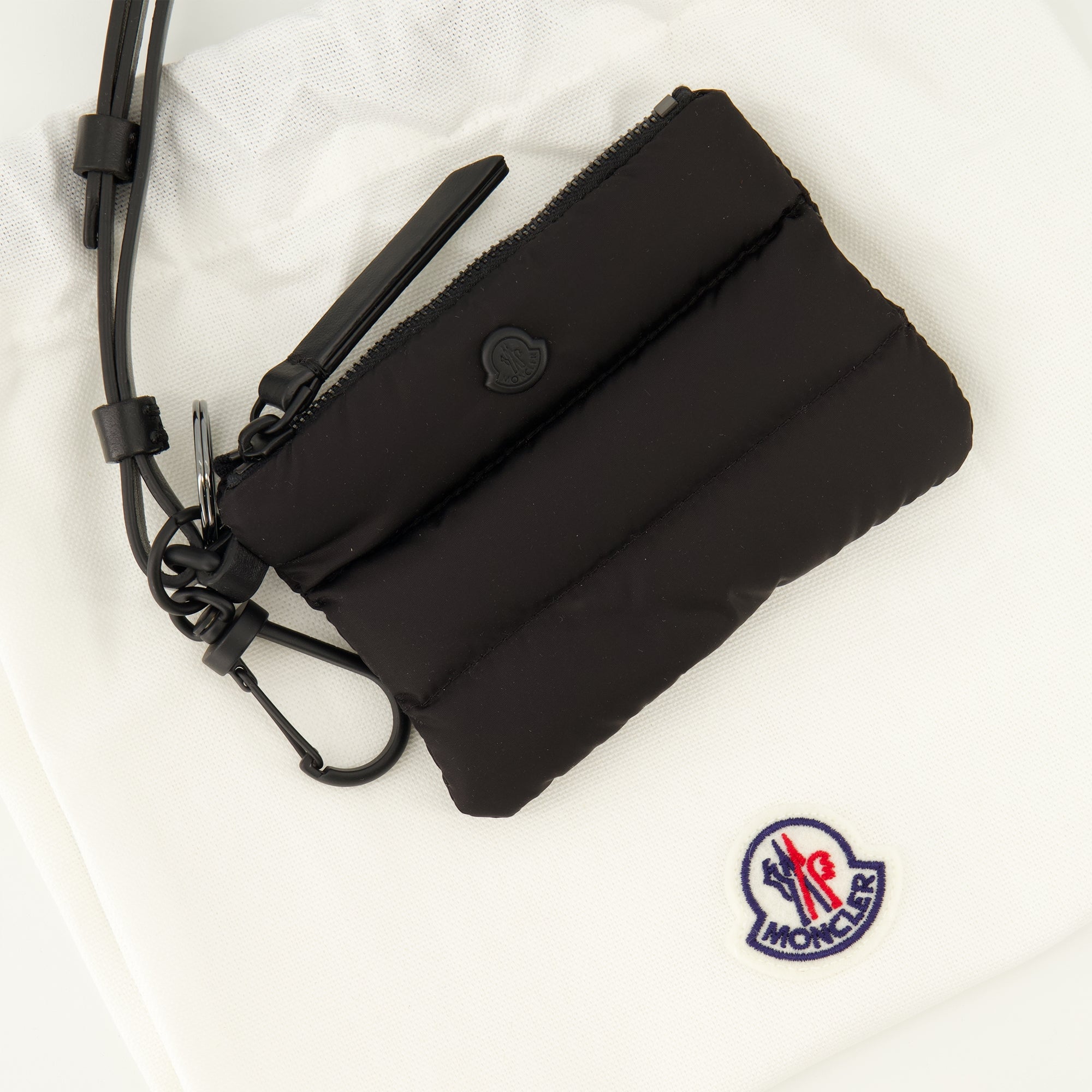 Petite maroquinerie Portacarte Caradoc Nero Moncler Noir Homme