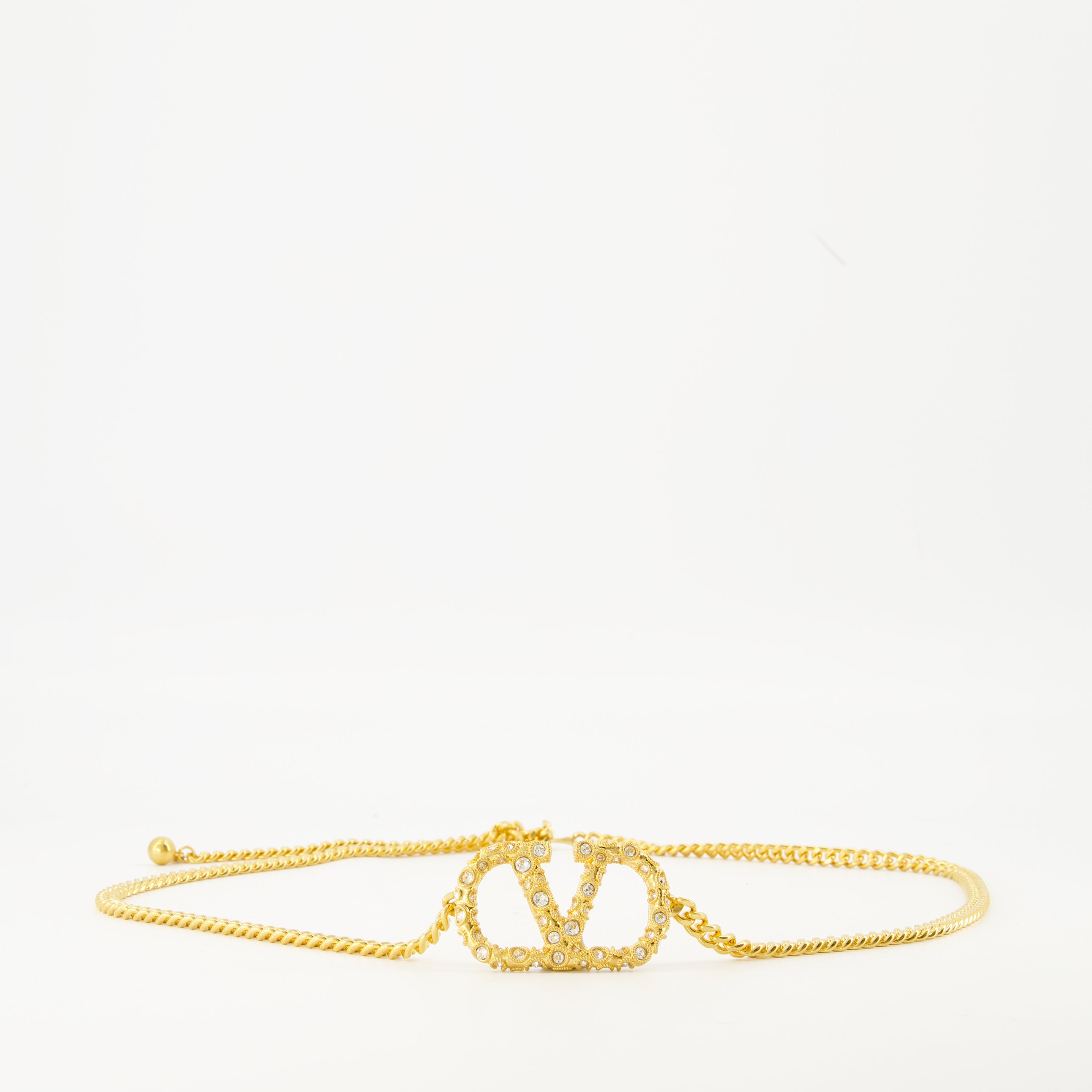 Imagem do artigo Cinto de corrente Vlogo da marca Valentino Garavani para Senhora - Estação Outono-Inverno 2025 - Vista Frontal