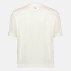 Image de l'article T-shirt imprimé blanc et rouge de la marque Ami PARIS pour Unisex - Saison Printemps-Été 2026 - Vue de Dos