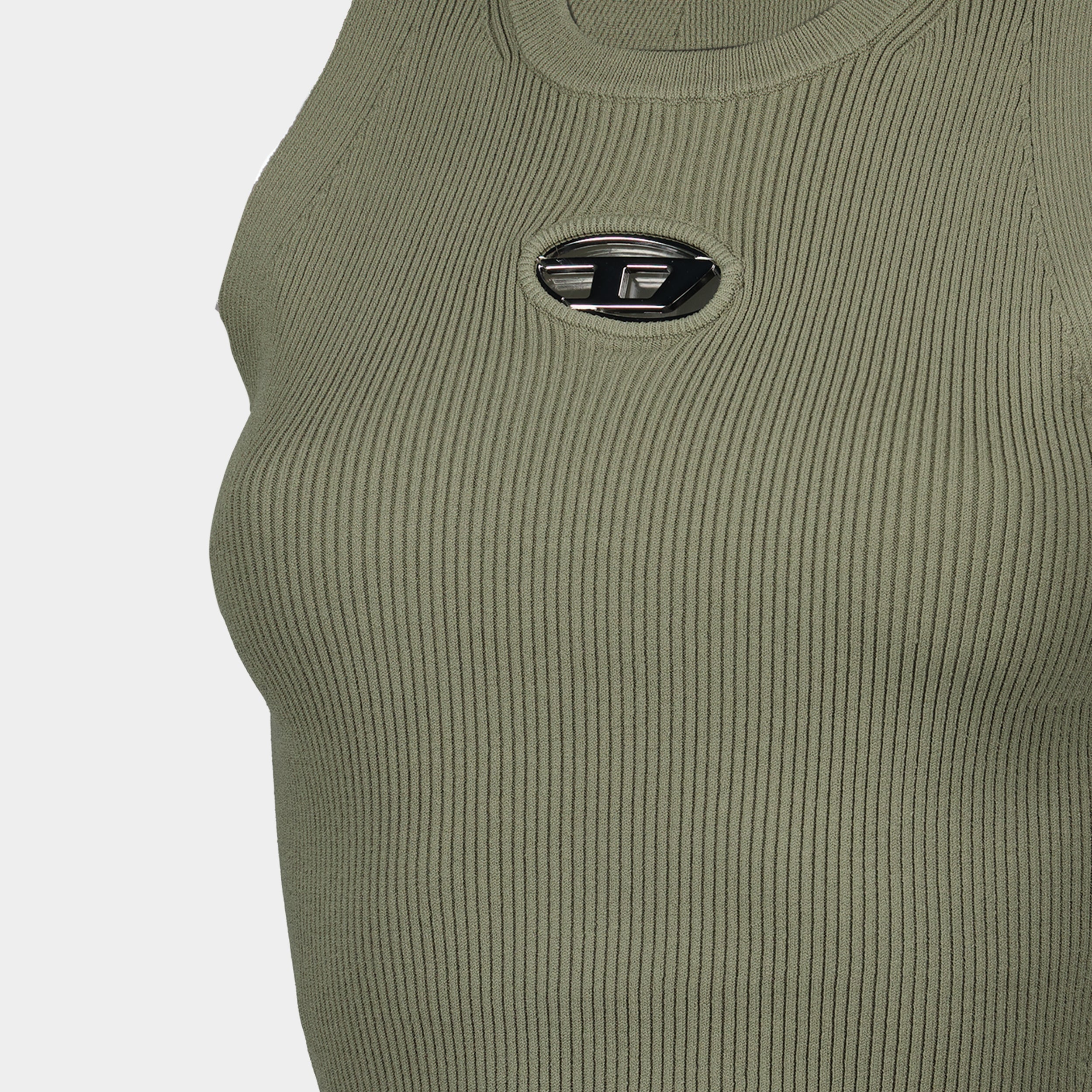 Robes Robe courte M-Caddix Diesel Kaki Femme