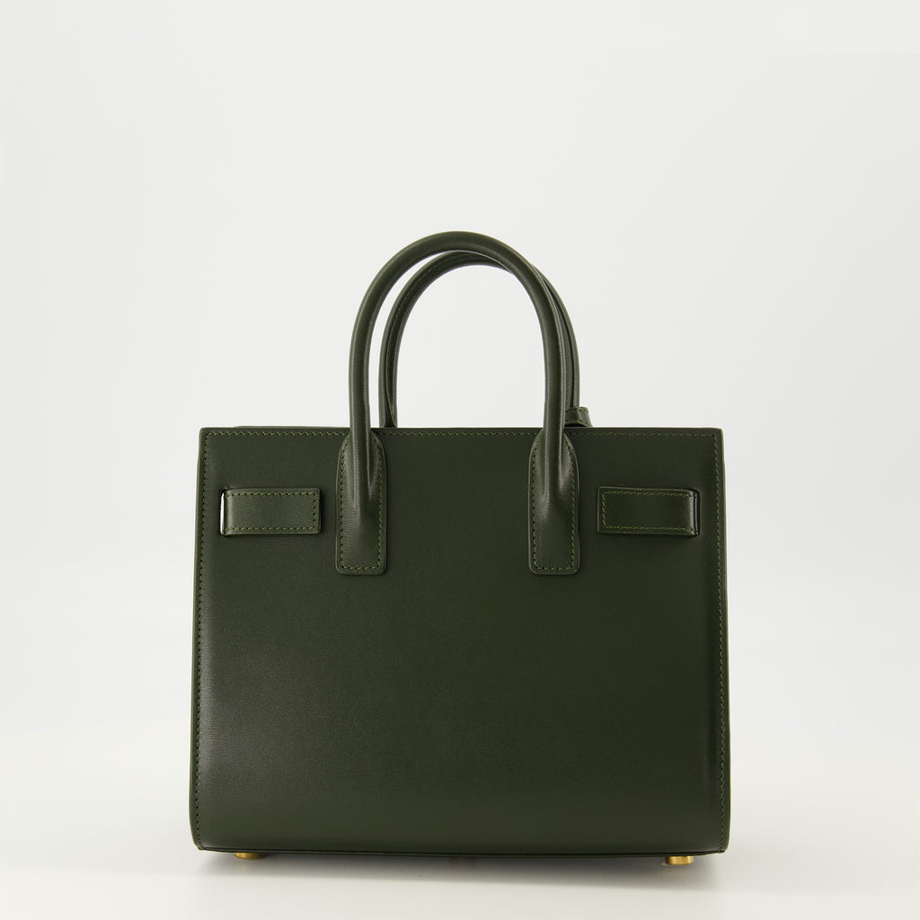 Image de l'article Sac de jour nano de la marque Saint Laurent pour Femme - Saison Automne-Hiver 2025 - Vue de Dos