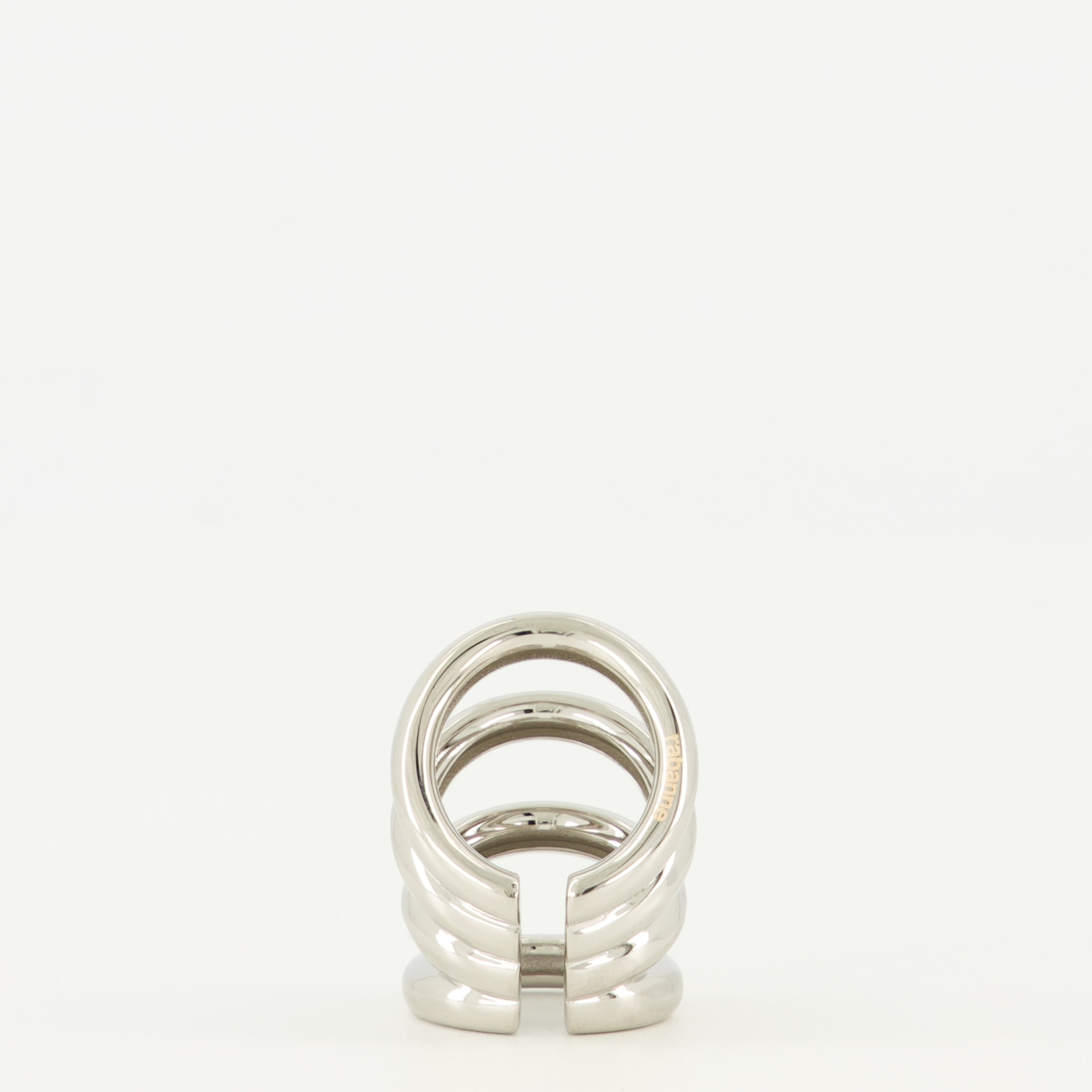 Bijoux Boucle d'oreille Punk argenté Rabanne Argenté Femme