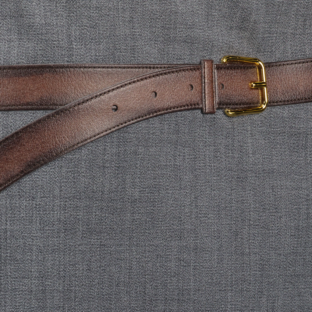 Jupes Mini jupe avec ceinture Prada Gris Femme