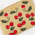 Kleine lederwaren Cherryfic Pouch Valentino Garavani Beige Femme