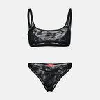 Roupa íntima e homewear Tanga Punchy en dentelle Diesel Preto Femme