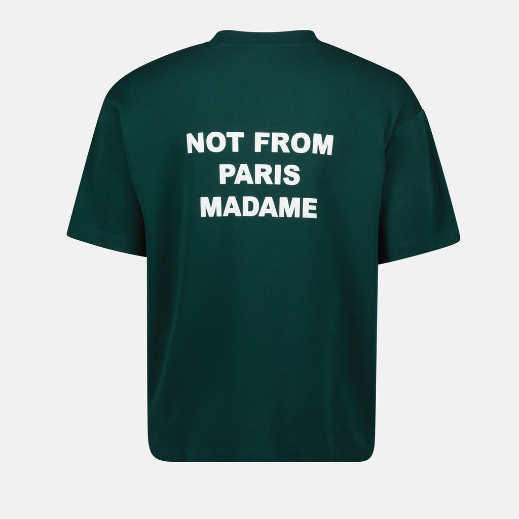 T-shirts T-shirt Slogan vert Drole De Monsieur Vert Homme