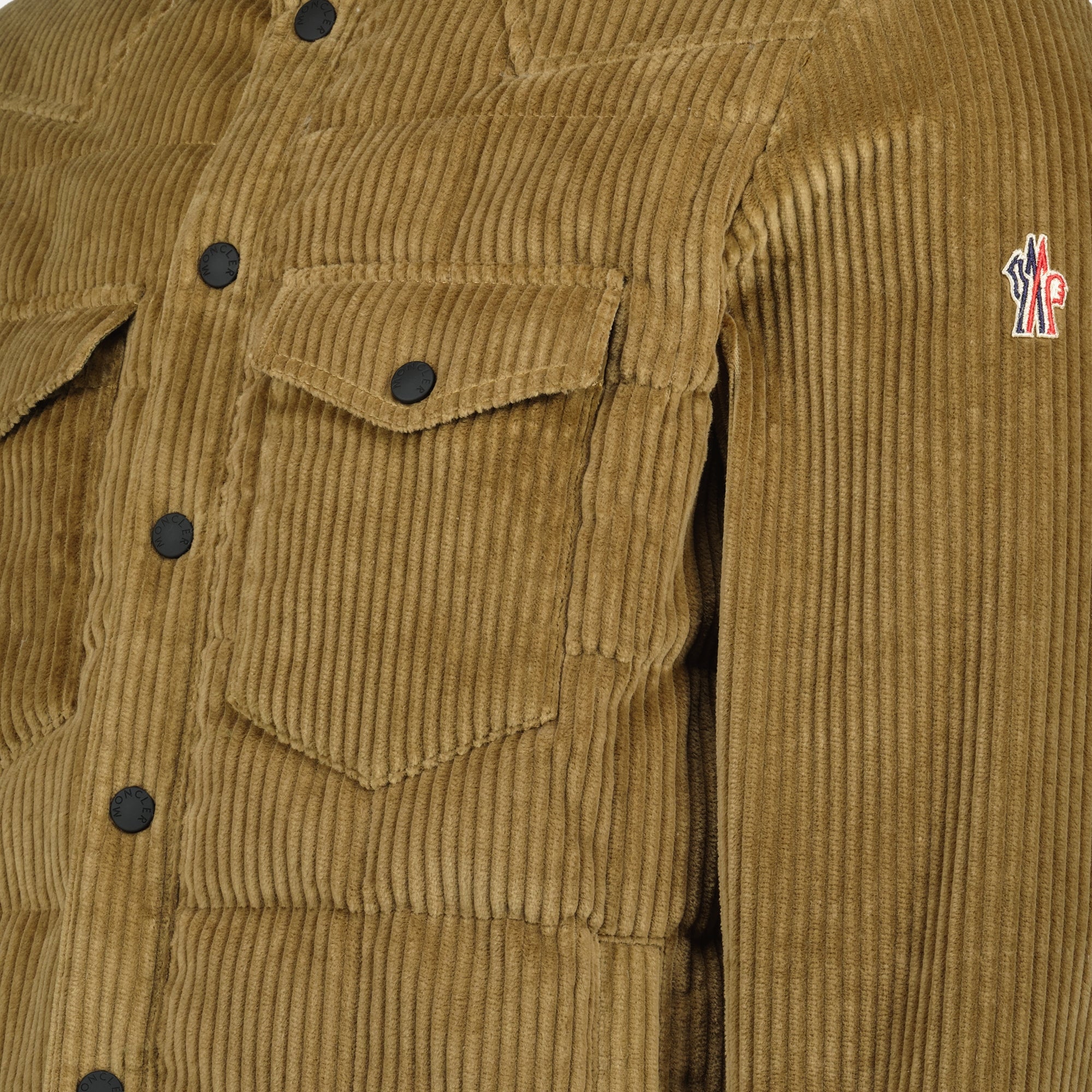 Moncler Grenoble 브랜드의 Gelt 갈색 다운 셔츠 이미지 - 남성용 - 2025 가을-겨울 시즌 - 상세 보기_1