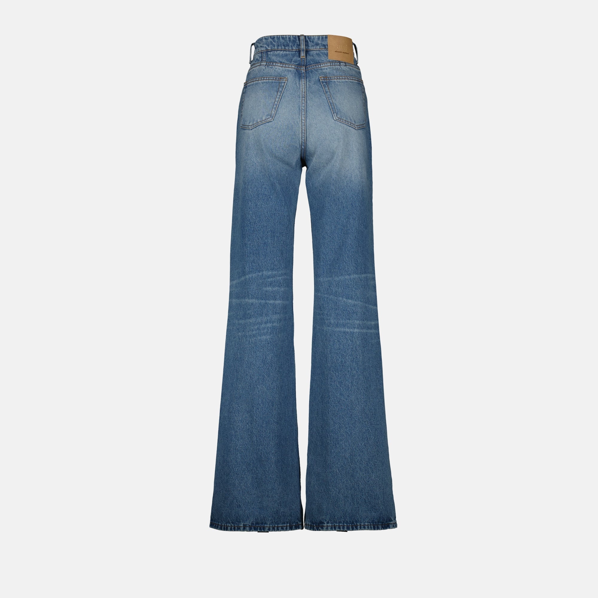 Hosen Ausstellung Jeans Ami PARIS Blau Femme